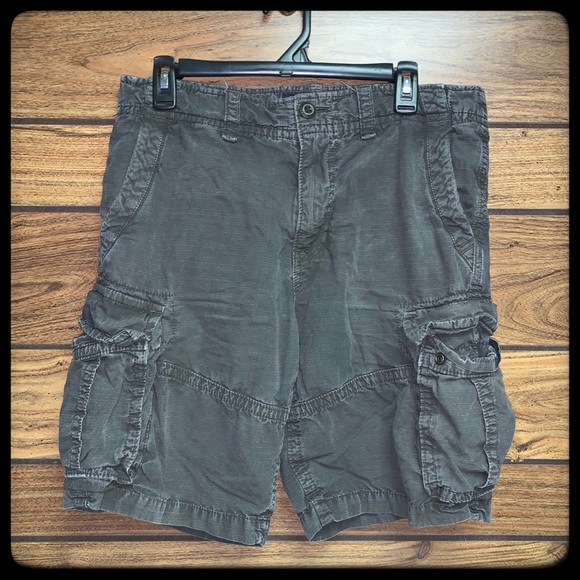 American Eagle Outfitters Other - AEO men’s cargo shorts dark gray size 32